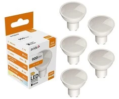 Avide LED lemputė 7W GU10 4000K 900lm 5vnt