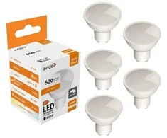 Avide LED lemputė 7W GU10 4000K Dimmable 5vnt