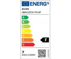 Avide LED lemputė 7W GU10 6400K 5vnt