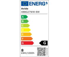 Avide LED lemputė 8W E27 3000K