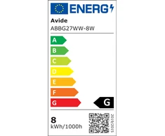 Avide LED lemputė 8W E27 3000K 5vnt