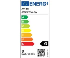 Avide LED lemputė 8W E27 6400K