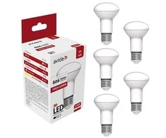 Avide LED lemputė 8W R63 E27 3000K 5vnt