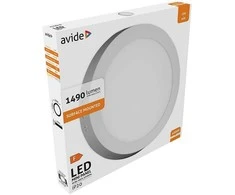 Avide LED Lubinis šviestuvas 18W 4000K Round ALU