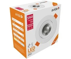 Avide LED Lubinis šviestuvas 7W 4000K Ø90mm, apvalus