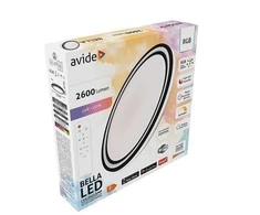 Avide LED lubinis šviestuvas Bella 24W RGB+CCT+Tuya su pultu