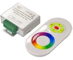 Avide LED RGB juostų valdiklis 216W 12-24V su RF pulteliu