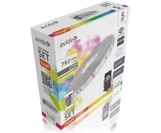 Avide Smart LED juosta 22W/m RGB+W WiFi su pultu, 5m IP65