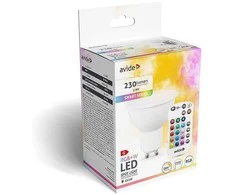 Avide Smart LED lemputė 2.9W RGB+W GU10 su pulteliu
