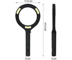 Didinamasis stiklas - lupa su LED apšvietimu Entac 3x