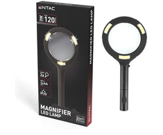 Didinamasis stiklas - lupa su LED apšvietimu Entac 3x
