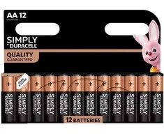 Duracell šarminiai elementai Simply AA 12vnt