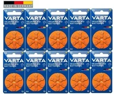 Elementai klausos aparatams 13 VARTA 60vnt