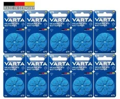 Elementai klausos aparatams 675 VARTA 60vnt