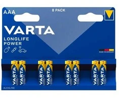 Elementai šarminiai Varta Longlife Power AAA, 8 vnt