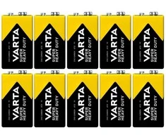 Elementai Varta 9V Super Heavy Duty, 12vnt
