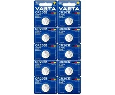 Elementai Varta Lithium CR2032, 10 vnt