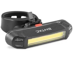 Entac įkraunamas dviračio žibintas Baltas+Raudona COB 2W USB