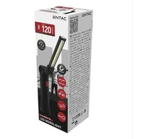 Entac įkraunamas žibintas 3W+1W 180° Worklight