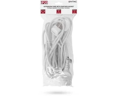 Entac ilgiklis su įžeminimu 3m 3680W IP20 baltas