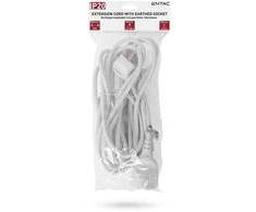 Entac ilgiklis su įžeminimu 5m 3680W IP20 baltas