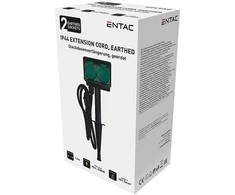 Entac lauko ilgiklis 2 lizdų 1.5m 16A su įžeminimu IP44
