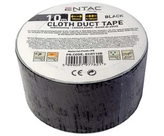 Entac Lipni audinio juosta 50mm x 10m juoda