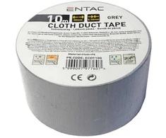 Entac Lipni audinio juosta 50mm x 10m pilka
