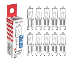 Halogenine lemputė Avide G9 53W 795lm 10vnt