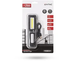 Įkraunamas žibintas Entac Worklight 1W LED + 3W XPE