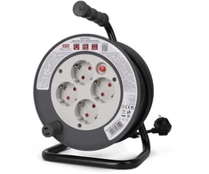 Ilgiklis su stovu Entac 10m 4 lizdų 2300W IP20