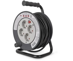 Ilgiklis su stovu Entac 15m 4 lizdų 2300W IP20