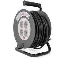 Ilgiklis su stovu Entac 20 m 4 lizdų 2300W IP21