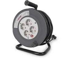 Ilgiklis su stovu Entac 25m 4 lizdų 2300W IP20