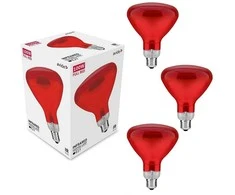 Infraraudonųjų spindulių lempa Avide 100W E27 3vnt