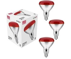 Infraraudonųjų spindulių lempa Avide 100W R95 E27 3vnt