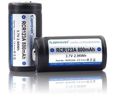 KeepPower akumuliatorius 123A 800mAh 3,7V 2vnt.