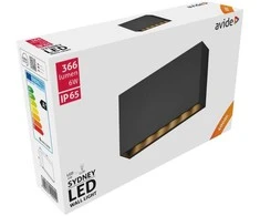 Lauko šviestuvas Avide sieninis Sydney LED 6W NW IP65 20cm