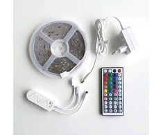 LED juosta Avide 16W RGB 5m WIFI+Music control, su pultu, IP65