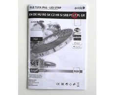 LED juosta Avide 22W RGB 10m WIFI+Music control, su pultu, IP65