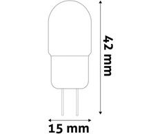 LED lemputė Avide 2W G4 3000K 5vnt