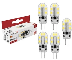 LED lemputė Avide 2W G4 3000K 5vnt