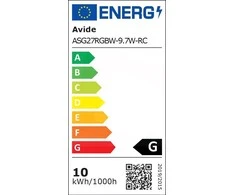 LED lemputė Avide RGB+W E27 9.7W 3vnt