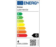 LED lemputė Entac 4W GU10 6400K