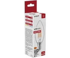 LED lemputė High Lumen 4,5W B35 E14 2.7K FL Avide