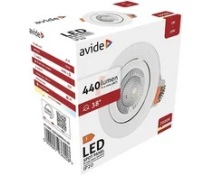 LED Lubinis šviestuvas AVIDE 5W 3000K Ø90mm, apvalus