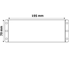 LED maitinimo šaltinis Avide 100W 12V IP67