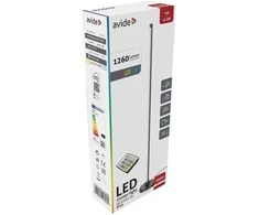 LED toršeras AVIDE 11.5W RGB+W Music sensor, juodas su pulteliu