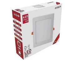 Lubinis šviestuvas Avide LED įmontuojamas šviestuvas ALU 6W 3000K 116x116mm