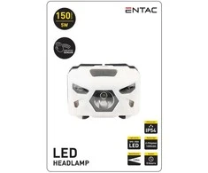Pakraunamas žibintas ant galvos Entac 5W XPE+Raudonas USB Sensor